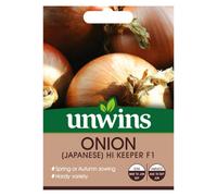 Unwins Onion Globe Hi Keeper Easy To Grow Seeds