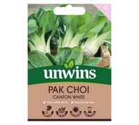 Unwins Pak Choi Canton White Easy To Grow Seeds
