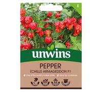 Unwins Pepper Chilli Armageddon F Easy To Grow Seeds