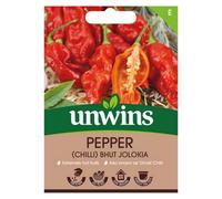 Unwins Pepper Chilli Bhut Jolokia Easy To Grow Seeds