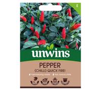 Unwins Pepper Chilli Quickfire Easy To Grow Seeds