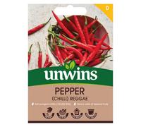 Unwins Pepper Chilli Reggae Easy To Grow Seeds