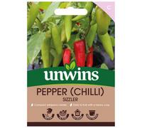 Unwins Pepper Chilli Sizzler Easy To Grow Seeds