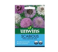 Unwins Pictorial Packet - Scabious Pincushion Mix - 50 Seeds