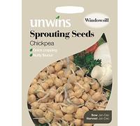 Unwins Pictorial Packet - Sprouting Seeds Chickpea - 100 Seeds