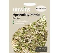 Unwins Pictorial Packet - Sprouting Seeds Rocket - 6000 Seeds