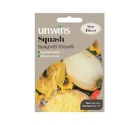 Unwins Pictorial Packet - Squash Spaghetti Stripetti - 8 Seeds