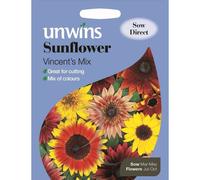 Unwins Pictorial Packet - Sunflower Vincent's Mix - 20 Seeds