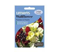 Unwins Pictorial Packet - Wallflower Rubies & Pearls - 30 Seeds