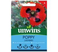 Unwins Poppy Ladybird Easy To Grow Seeds