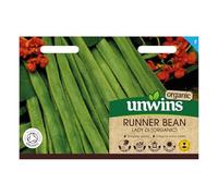 Unwins Runner Bean Lady Di Organic Seeds