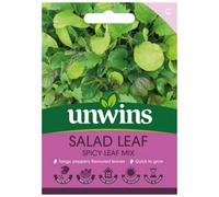 Unwins Salad Leaf Spicy Mix Easy To Grow Seeds