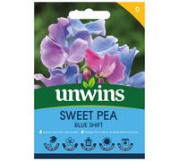 Unwins Sweet Pea Blue Shift Easy To Grow Seeds