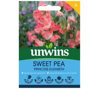Unwins Sweet Pea Princess Elizabeth Easy To Grow Seeds