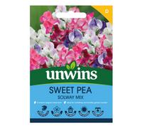 Unwins Sweet Pea Solway Mix Easy To Grow Seeds