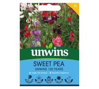 Unwins Unwin Flower Seeds Sweet Pea 120 Years Mix