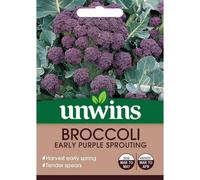 Unwins Vegetable Seeds Broccoli Early Purple Sprouting Seeds