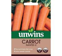 Unwins Vegetable Seeds - Carrot Nantes 2 Seeds