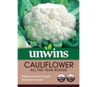 Unwins Vegetable Seeds Cauliflower All Year Round Seeds