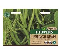 Unwins Vegetable Seeds - French Bean Cobra Organic Seeds