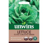 Unwins Vegetable Seeds Lettuce Lobjoits Green Seeds