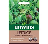 Unwins Vegetable Seeds Lettuce Mixed Salad Leaves Seeds