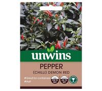 Unwins Vegetable Seeds Pepper Chilli Red Seeds