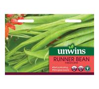Unwins Vegetable Seeds Runner Bean Firestorm