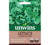 Unwins Vegetables Grown Your Own Corn Salad Lettuce Lamb's Elan Seeds Packet