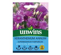 Unwins Xeranthemum Annum Easy To Grow Seeds