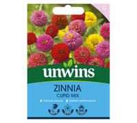 Unwins Zinnia Cupid Mix Easy To Grow Seeds
