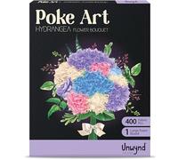 Unwynd Poke Art Hydrangea Flower Bouquet Kit for Adults, Women and Teens