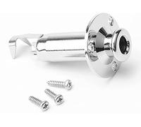 Unxuey 1/4" Metal Stereo Electric Guitar Barrel Endpin Jack, Guitar Output Jack Socket 3 Total Prongs