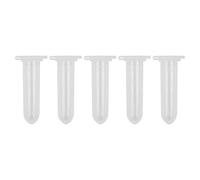 Unxuey 100 x 2ml Plastic EP Tube Round Bottom Centrifuge Vials Tubes Lab Supplies Sample Container