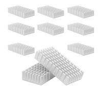 Unxuey Aluminium Heatsinks Radiator Fin 50x25x10mm Cooler Heat Sink for Cooling LED IC Chips CPU GPU VGA, Pack of 10