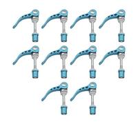 Unxuey Blue 10 Pcs M6 × 65 mm Bike Quick Release Seatpost Clamp