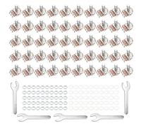 Unxuey Guitar Potentiometer Audio Pots with Long Split Shaft A250K OHM Replacement for Electric Guitar Pack of 50