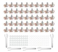 Unxuey Guitar Potentiometer Audio Pots with Long Split Shaft B250K OHM Replacement for Electric Guitar Pack of 50