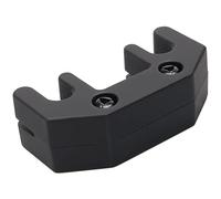 Unxuey Rubber Coated Metal Violin Mute Silencer for Practice Violin/Viola Musical Instruments Accessories, Black