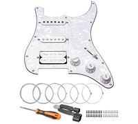 Unxuey SSH Loaded Prewired Pickguard Set, 11 Hole