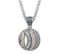 UNY JEWEL Jewelry Two Tone Foxtail Chains Mix Twisted Cable Wire 3.5mm Box Chain 45CM+5CM Women Necklace Valentine Gifts, Metal, No Gemstone