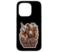 Unyielding Spartan War God Greek Mythology Case for iPhone 15 Pro