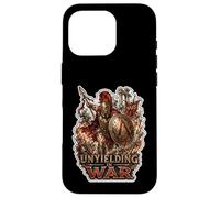 Unyielding Spartan War God Greek Mythology Case for iPhone 16 Pro