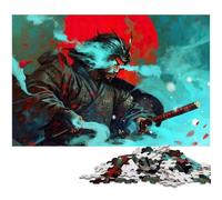 Unyielding Spirit Puzzles 1000 Pieces for Adults Wooden Jigsaw Puzzles Challenging Brain Teaser for Teenagers Family Fun Interactive Game 1000 PCS(75x50cm)