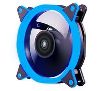 UNYKAch CANDY 20 RING Blue LED Computer Fan, 120 mm, Ultra Quiet, with Rubber Stand and 7 Blades