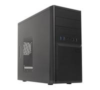 unykach Dark Shadow Tower 500 W Black Computer Case - Computer case (Tower, PC, Sgcc, ITX, Micro-ATX, Black, Home/Office)