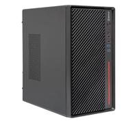 UNYKAch NUMEN 300 Pro - Micro ATX PC Case, 4 USB (2 × 3.0 + 2 × 2.0), ATX Support, GPU up to 250 mm, Compact Black/Red, Ideal for Business, Commerce and Institutions