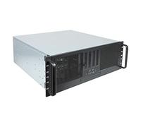 UNYKAch UK4329 Rack Box 4U Format 19″ ATX with Bottom 485mm, 1 USB 3.0, 1 USB Type C, 1 ODD Bay for Optical Devices, 3 5.25" Device Bays, 4 3.5" Bays and 1 Bay for 2.5"