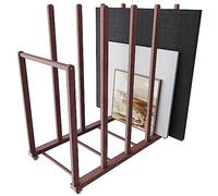 UNZERO Art Storage Rack, Art Canvas Storage, Art Drying Rack, Canvas Boards Rack Art Storage with Handle & Caster Wheels for Drawing Board, Panel, Paper Pad for Art Studios, Artworks, Gallery