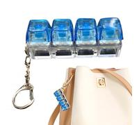 Unzip The Doll, Mini Interactive, 7.5x2x2.7cm, Keychain Toy Clicker, Keyboard Fidget Clicker, Tactile Fun, For Adults Kids Boy Family Travel Backpack Offices School Home